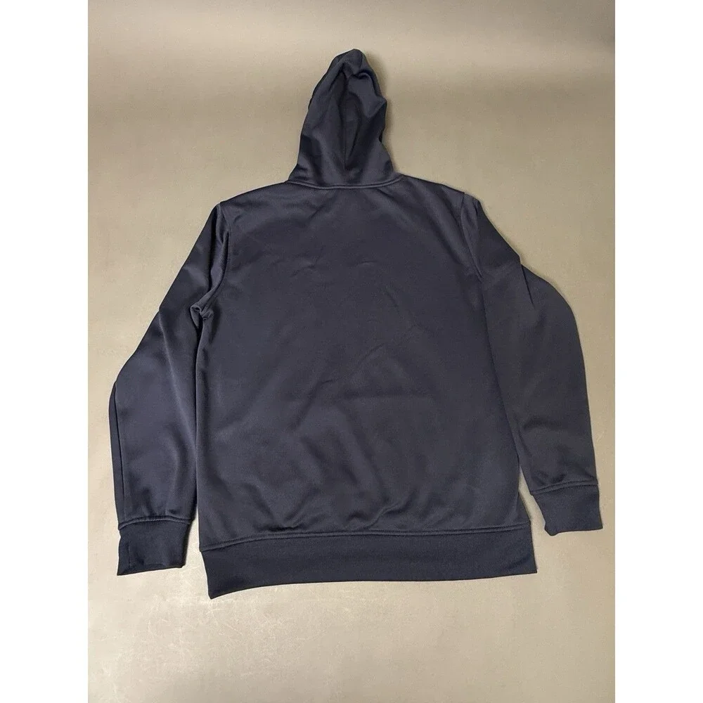 Denver Nuggets Hoodie Mens Medium Black  Pullover Long Sleeve Basketball Logo